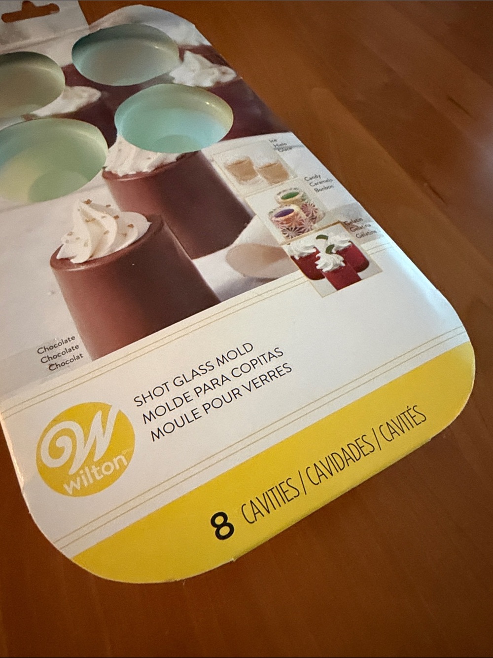 Wilton 8-Cavity Shot Glass Mold - • NEW • Chocolate, Candy, Jello Silicone Mold - Picture 8 of 10